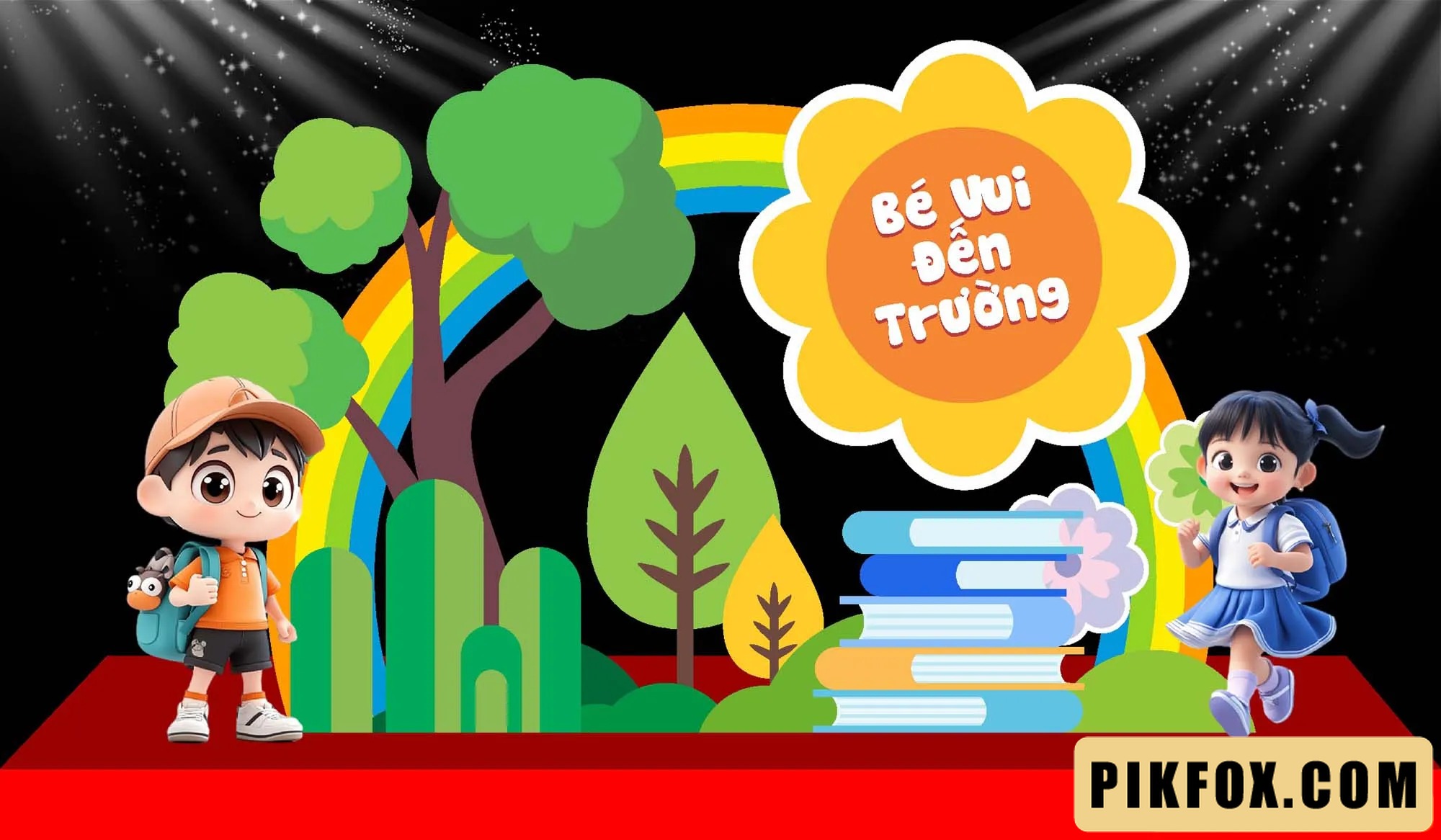 Background khai giảng trường mầm non 2025 (15)