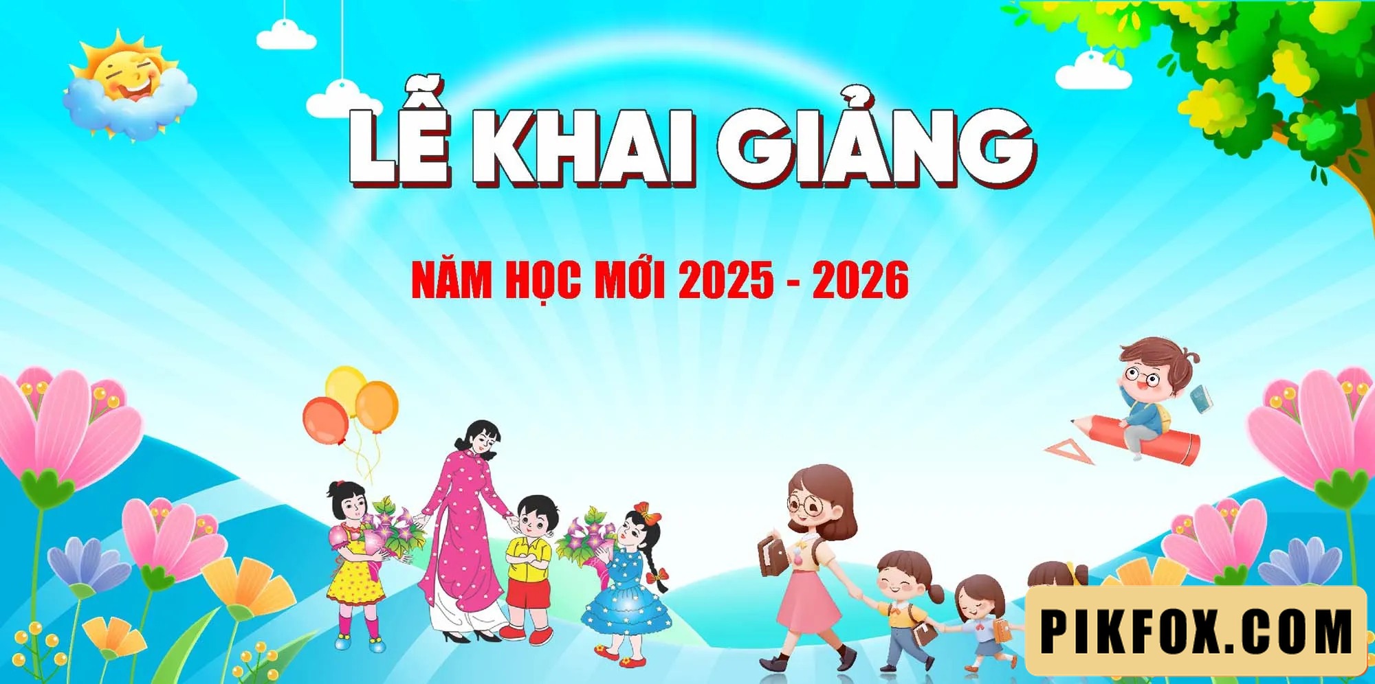 Background khai giảng trường mầm non 2025 (21)