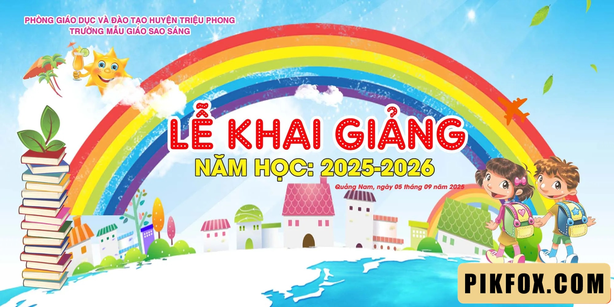 Background khai giảng trường mầm non 2025 (26)