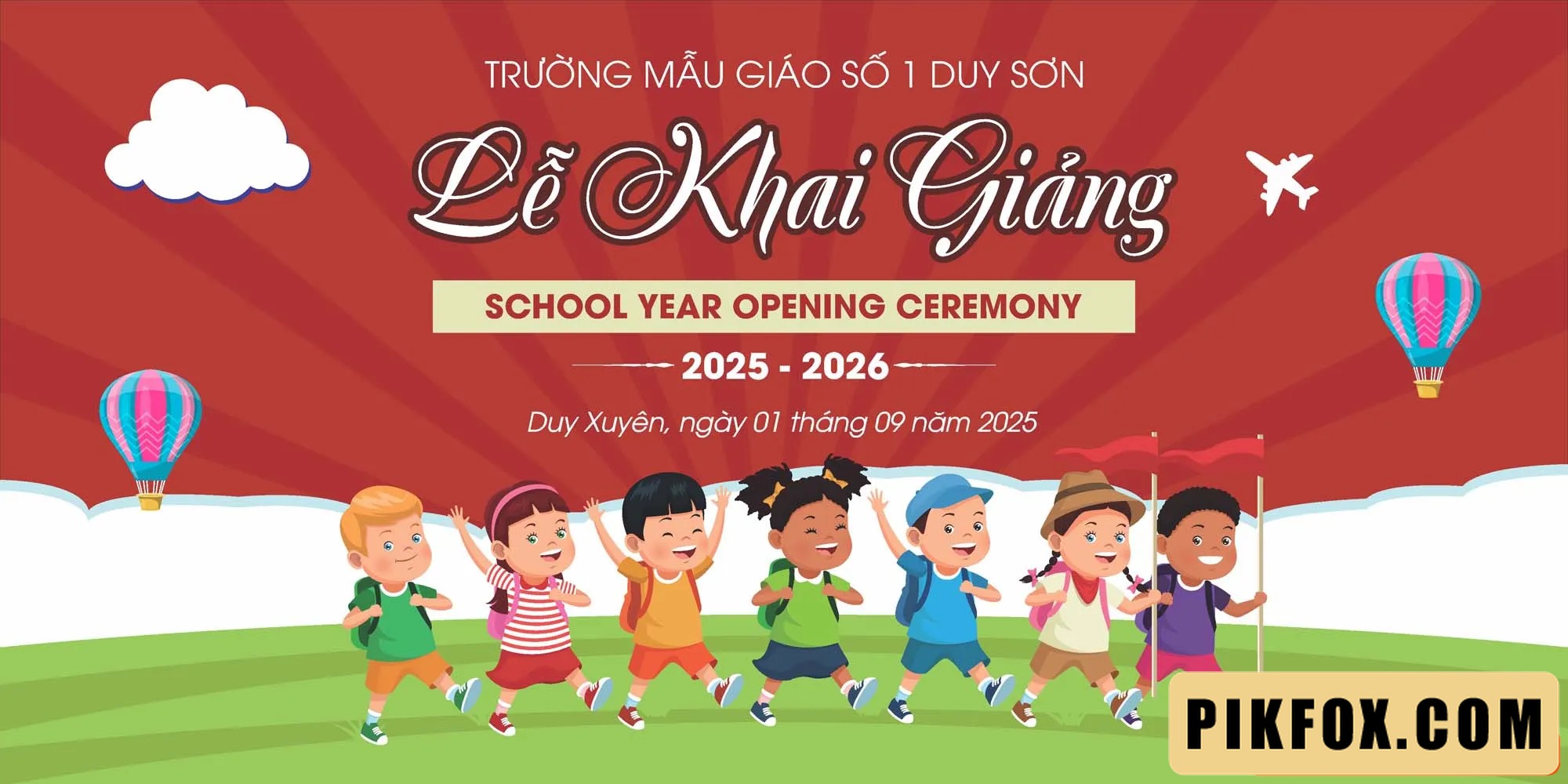 Background khai giảng trường mầm non 2025 (27)