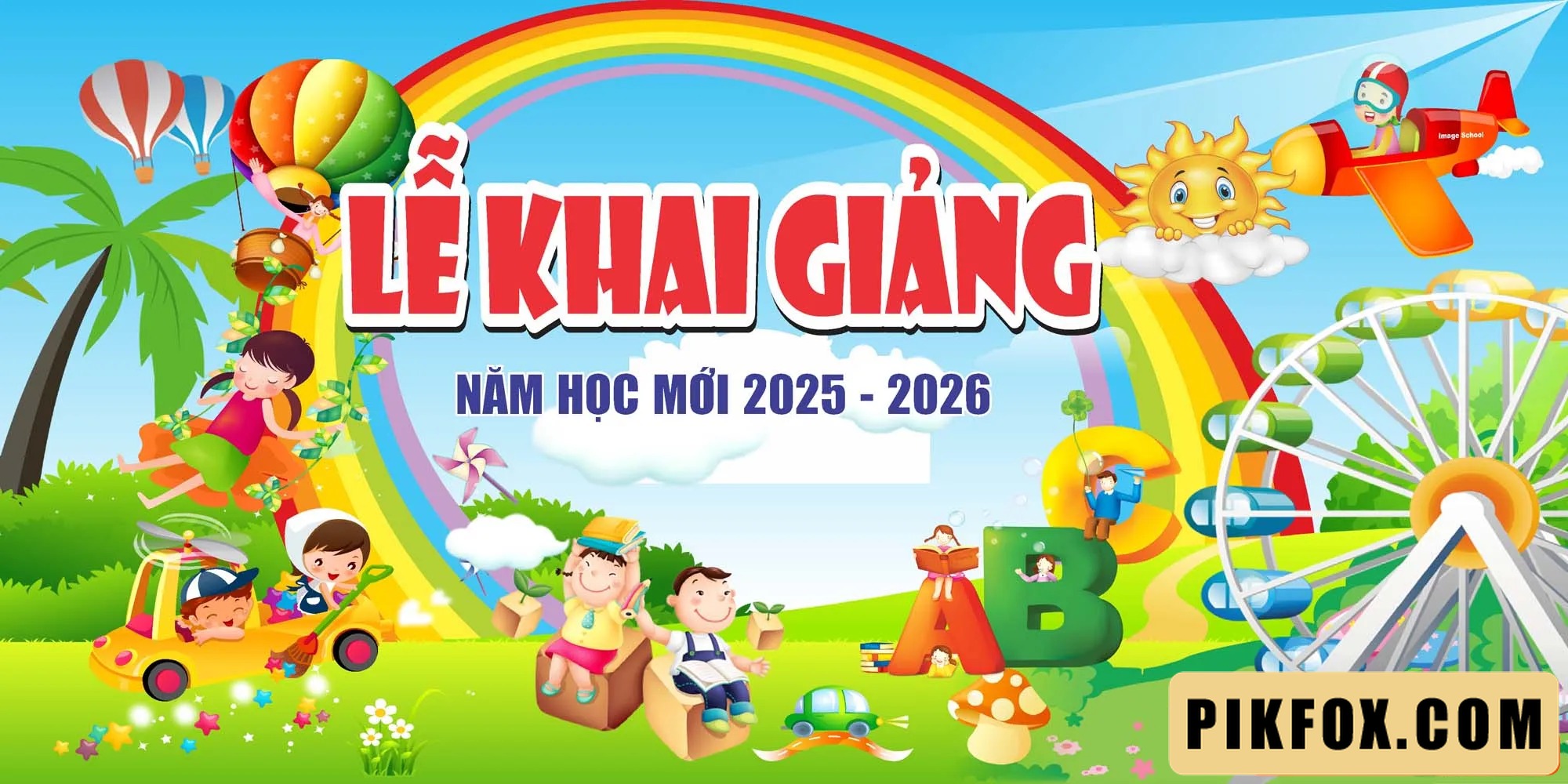 Background khai giảng trường mầm non 2025 (37)