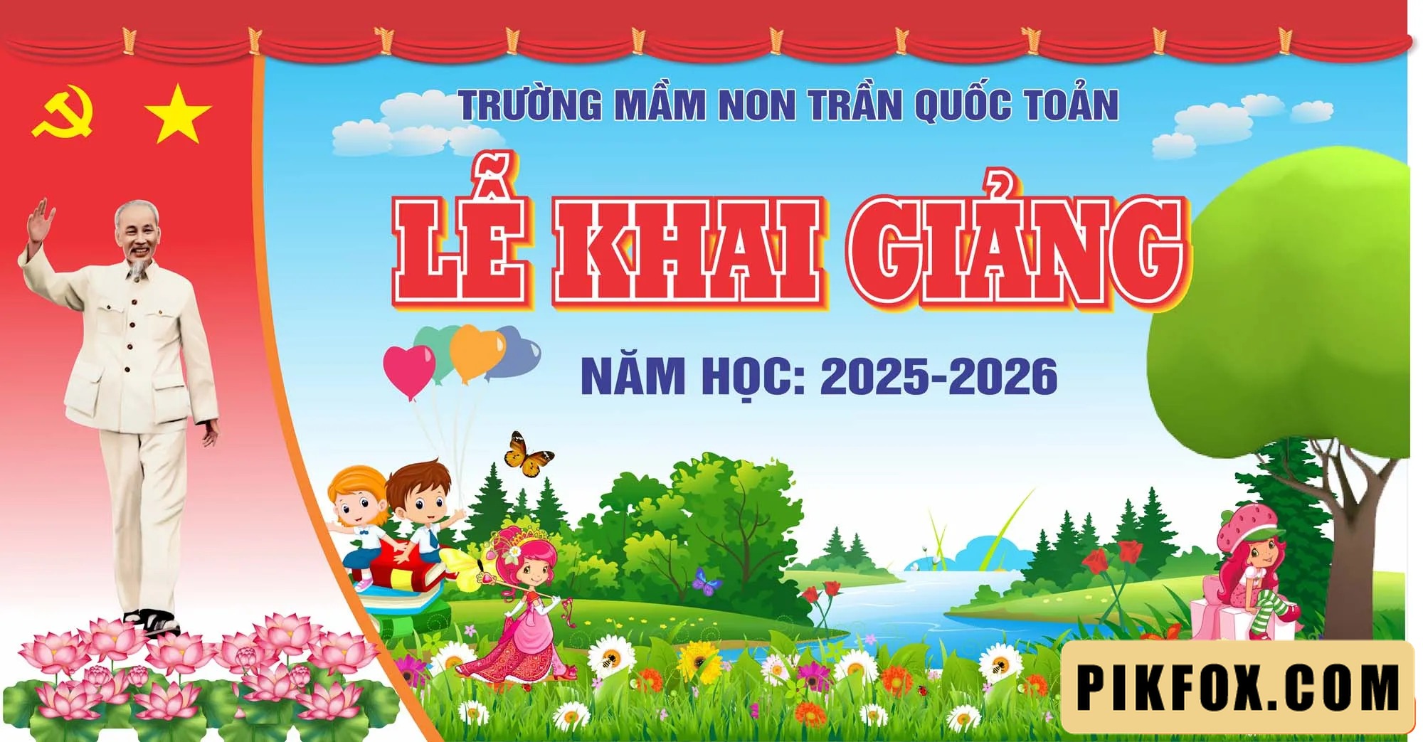 Background khai giảng trường mầm non 2025 (39)