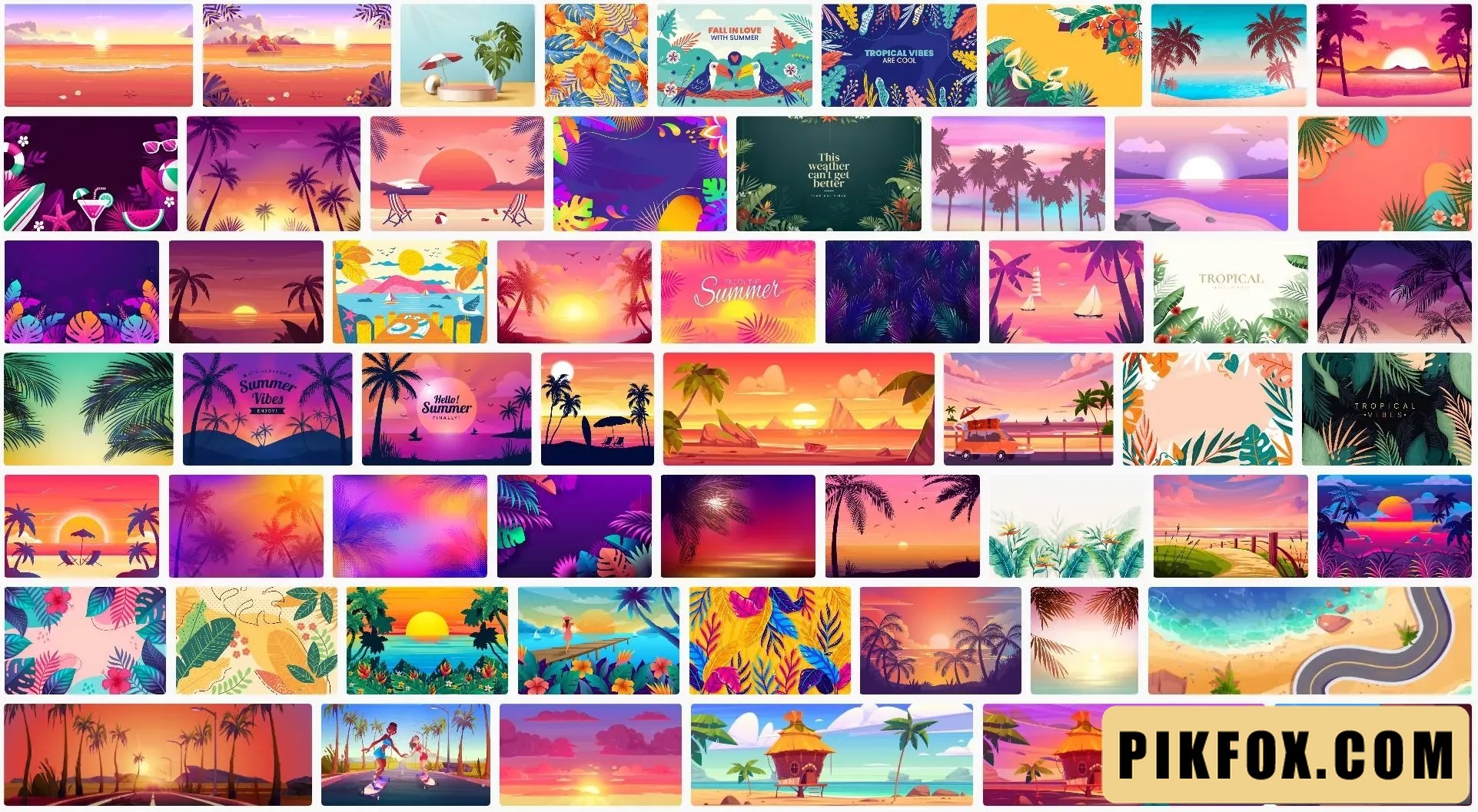 Background rừng cây hoạt hình