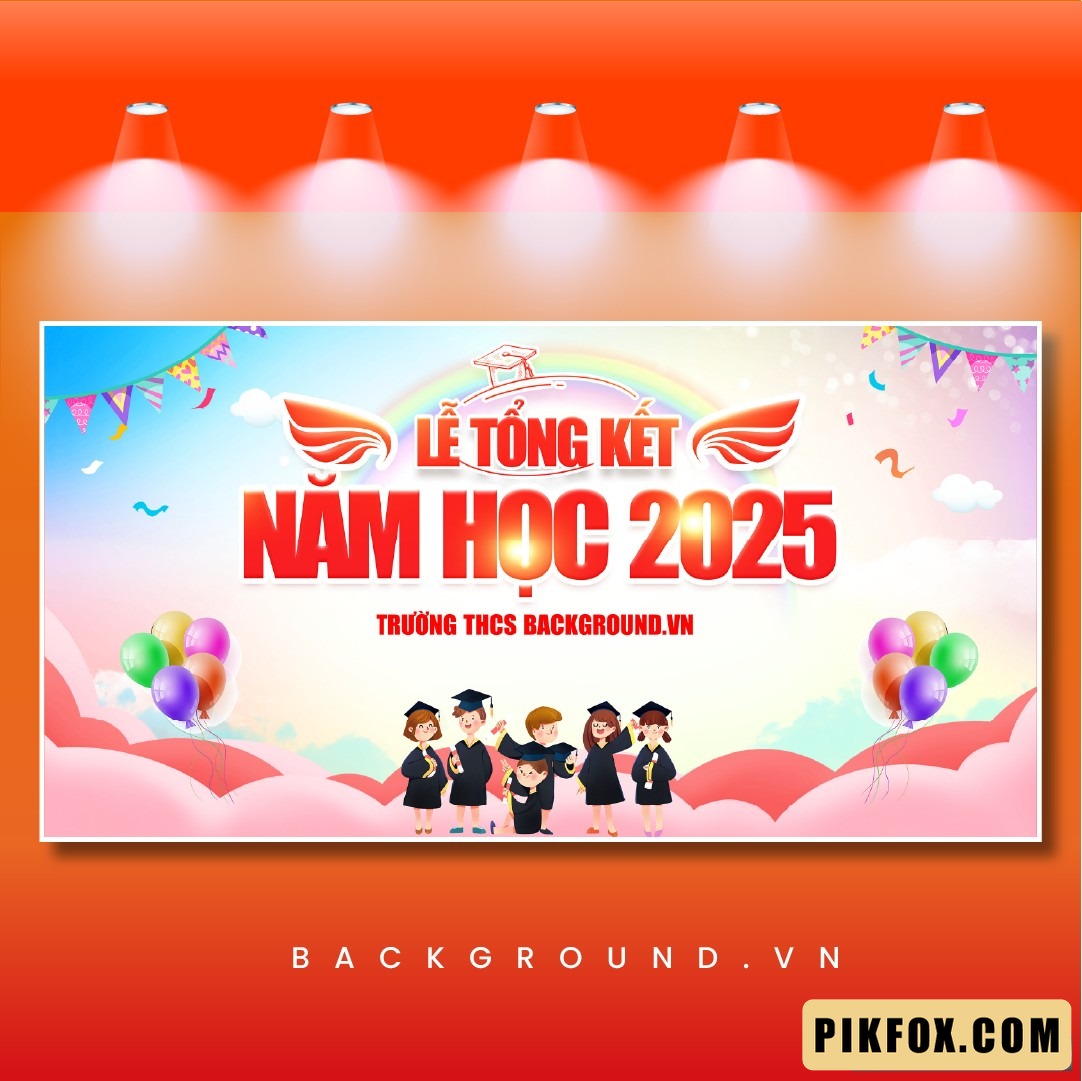 Background tổng kết năm học trường THCS (3)