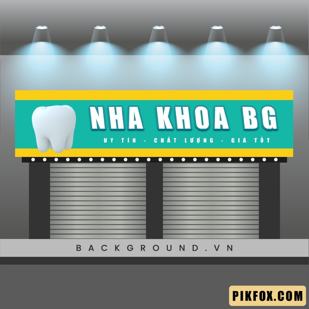 Bảng hiệu nha khoa đơn giản (10)