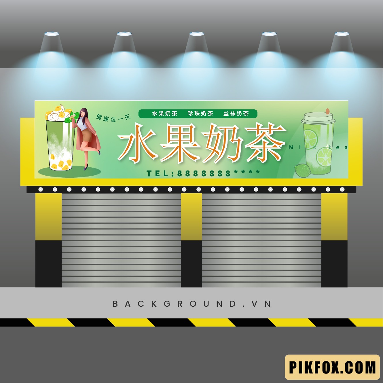 Bảng hiệu tiệm trà chanh (19)