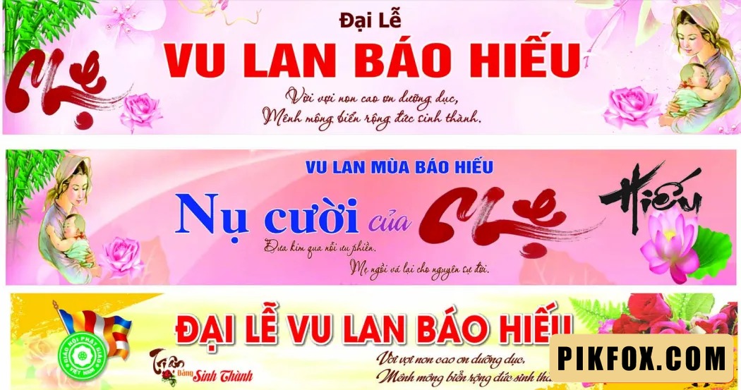 Băng rôn đại lễ Vu Lan 2025 (4)