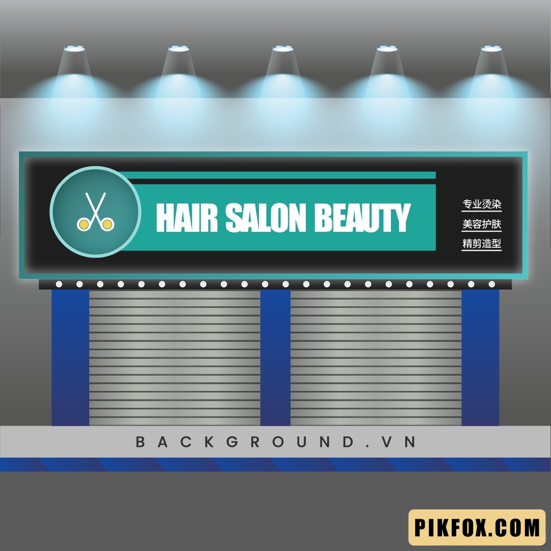 Biển bảng barber shop có khung xanh (29)