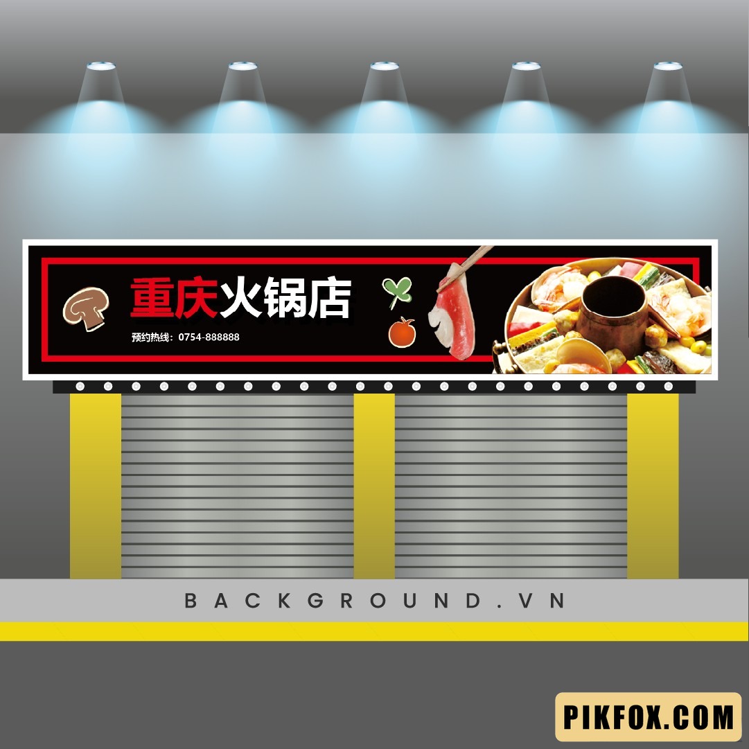 Biển hiệu quán lẩu đơn giản (1)