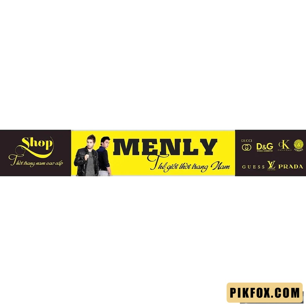 Biển hiệu shop thời trang Menly