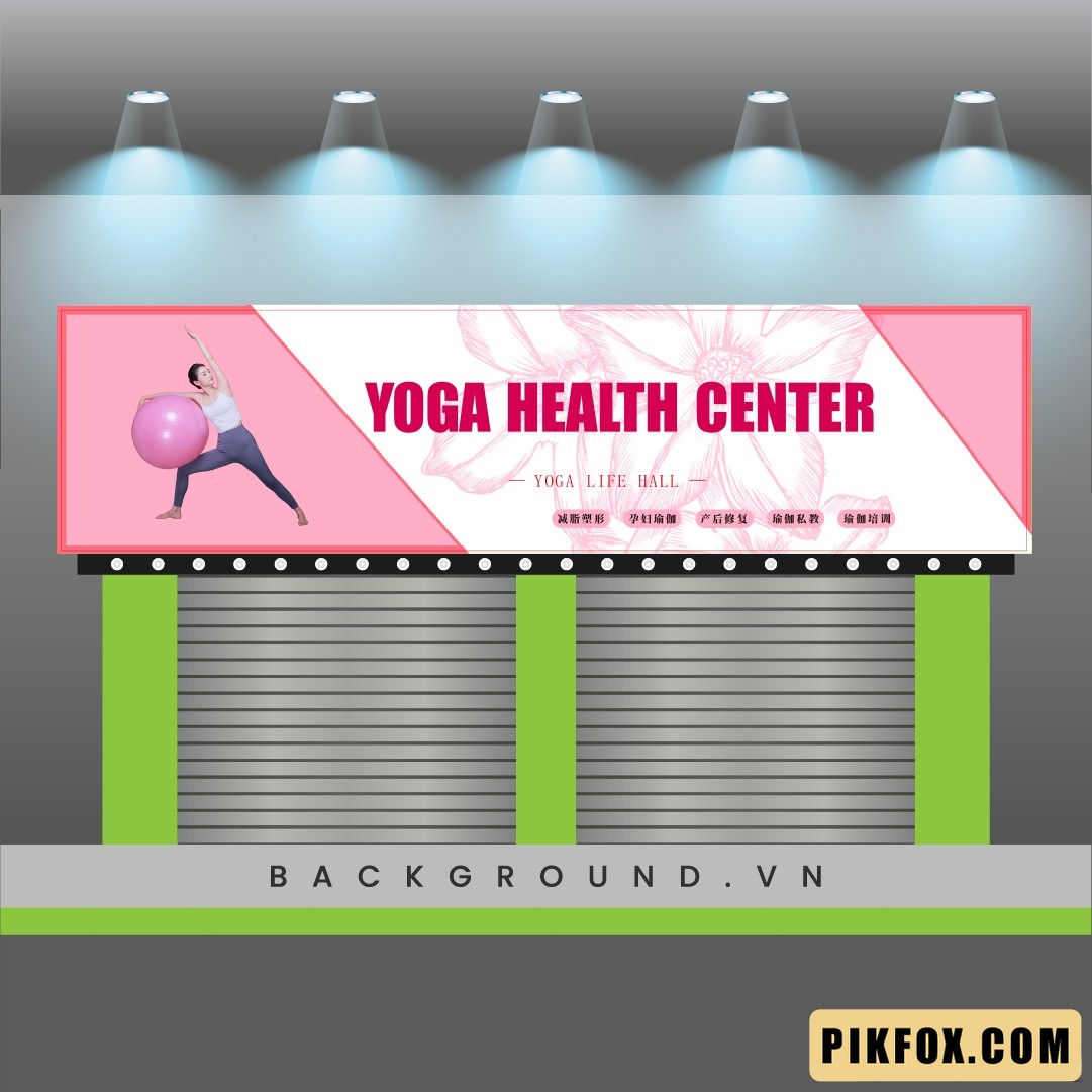Biển hiệu trung tâm Yoga (19)