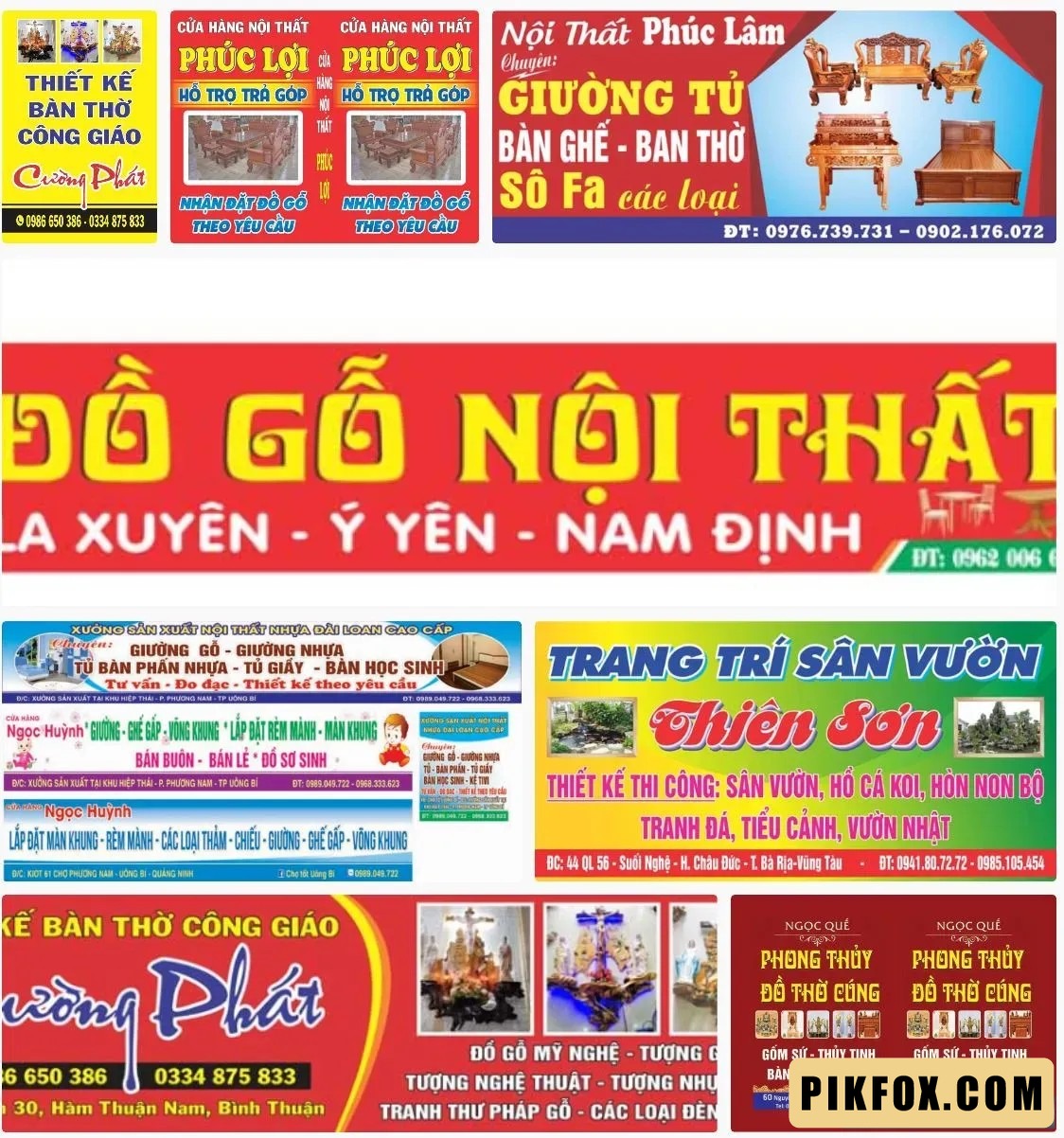 Biển quảng cáo đồ gỗ nội thất