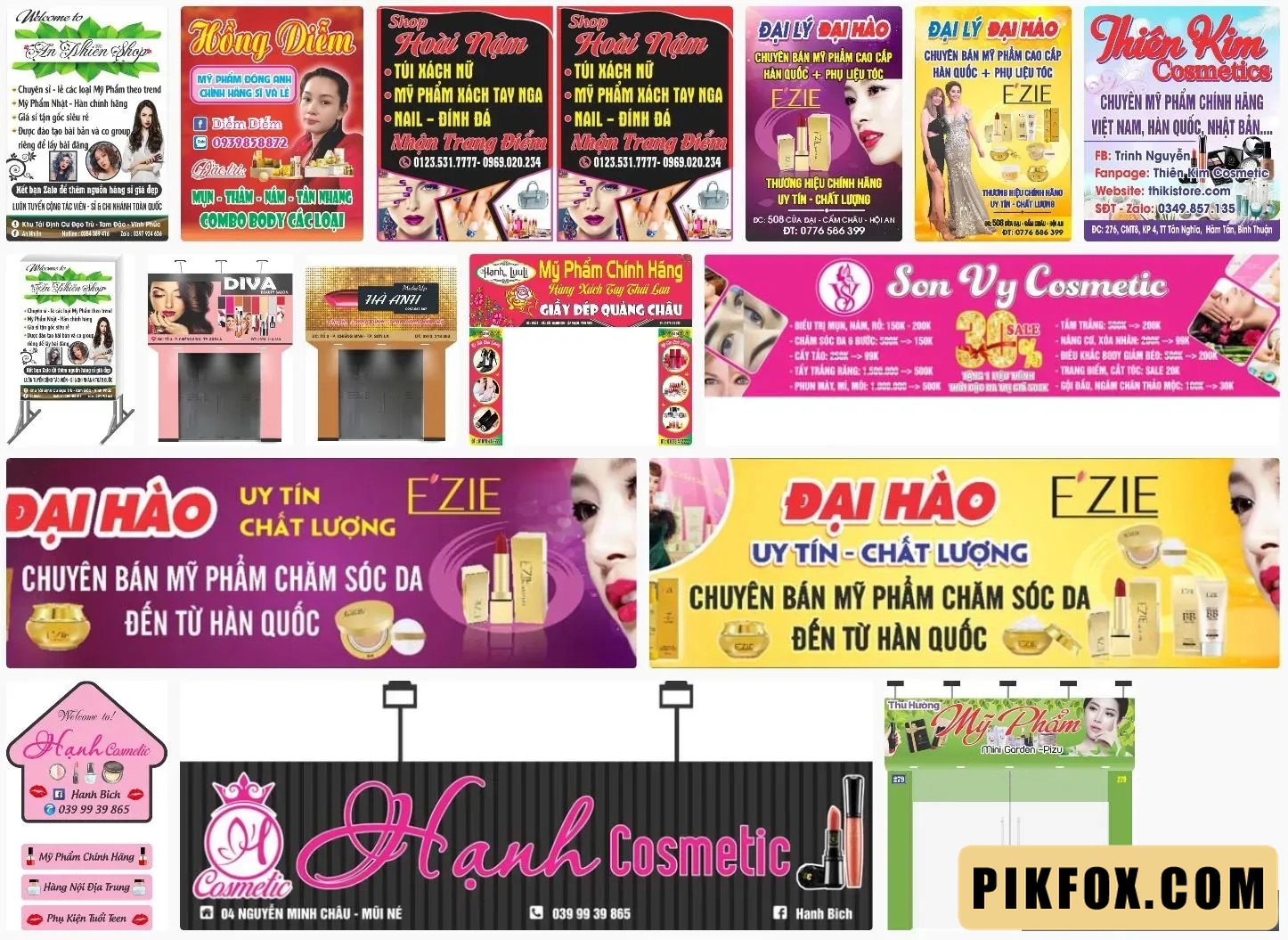 Biển quảng cáo mỹ phẩm