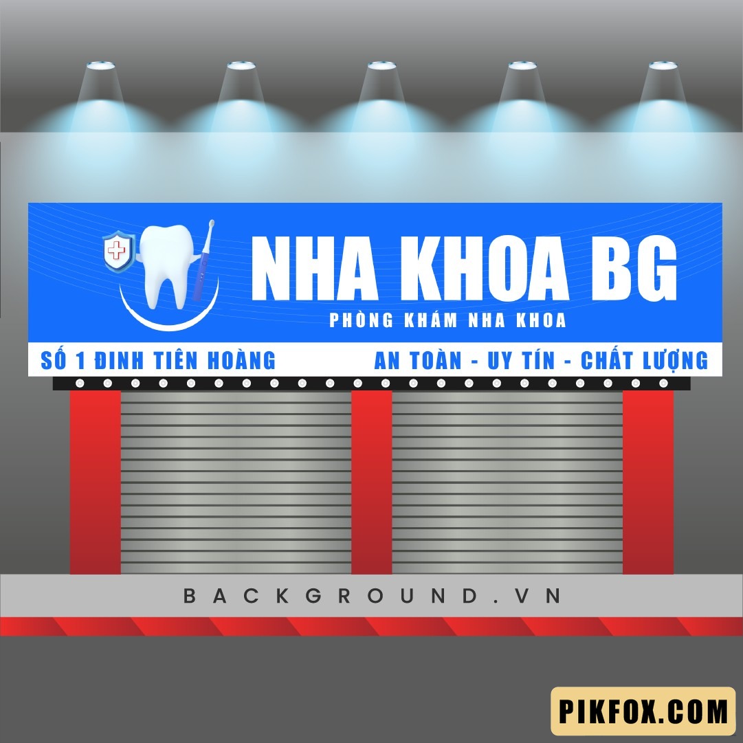 Biển quảng cáo nha khoa nền xanh (19)