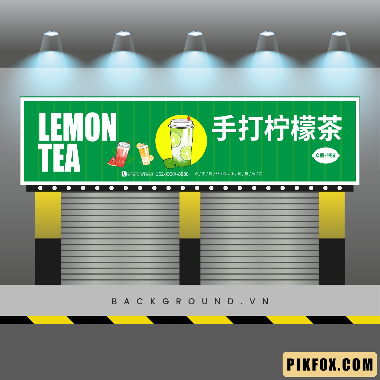 Biển quảng cáo quán trà chanh Lemon Tea (22)