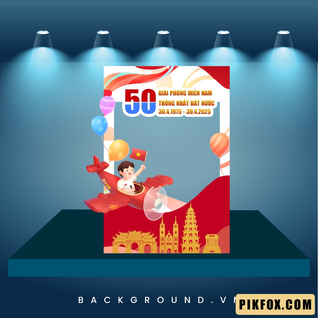 Bộ sưu tập backdrop 30-4 đẹp