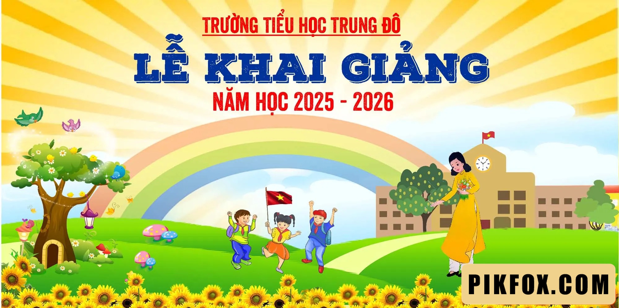 Chào mừng năm học mới Tiểu Học 2025 (36)