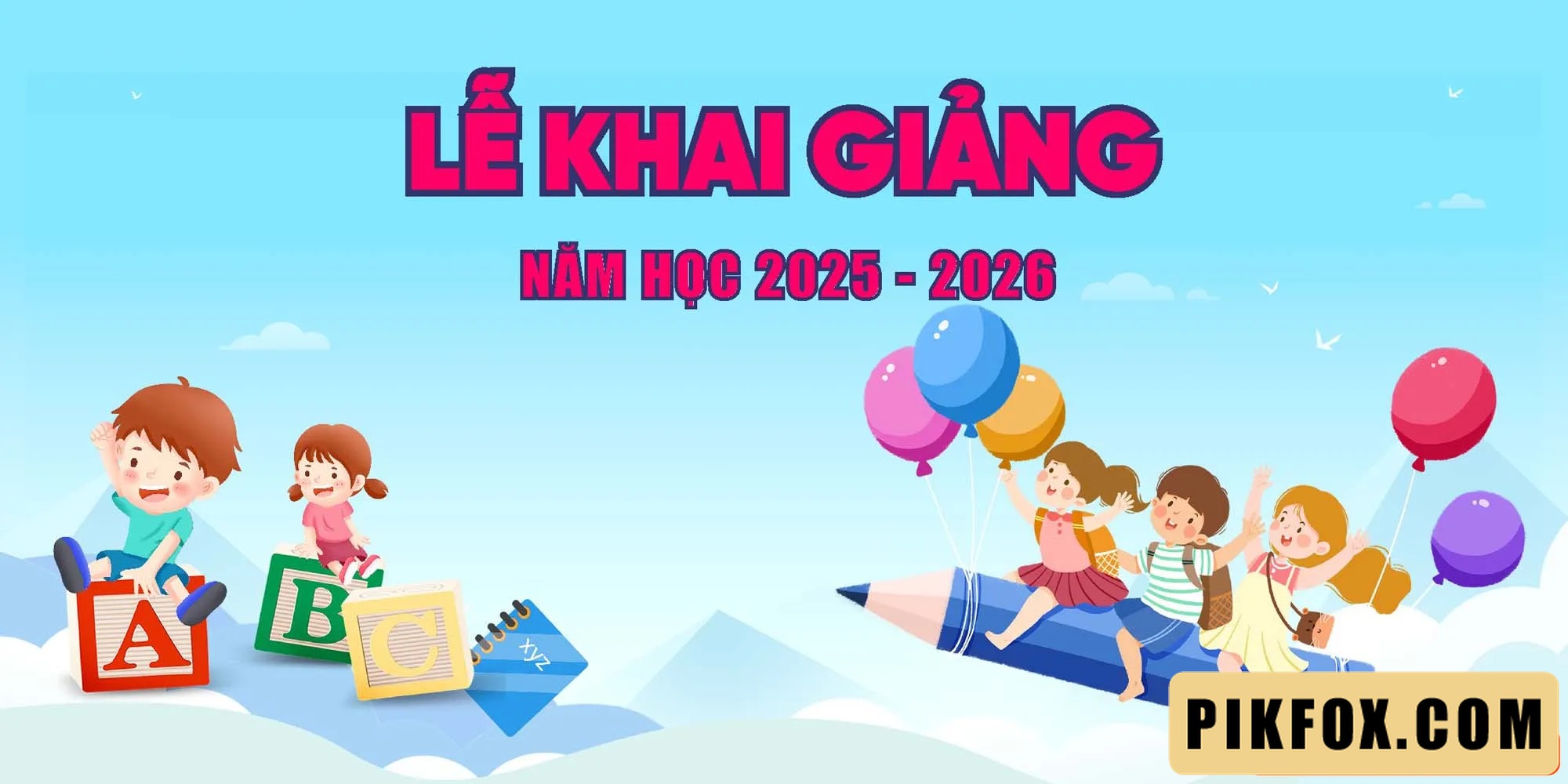 Chào mừng năm học mới Tiểu Học 2025 (4)
