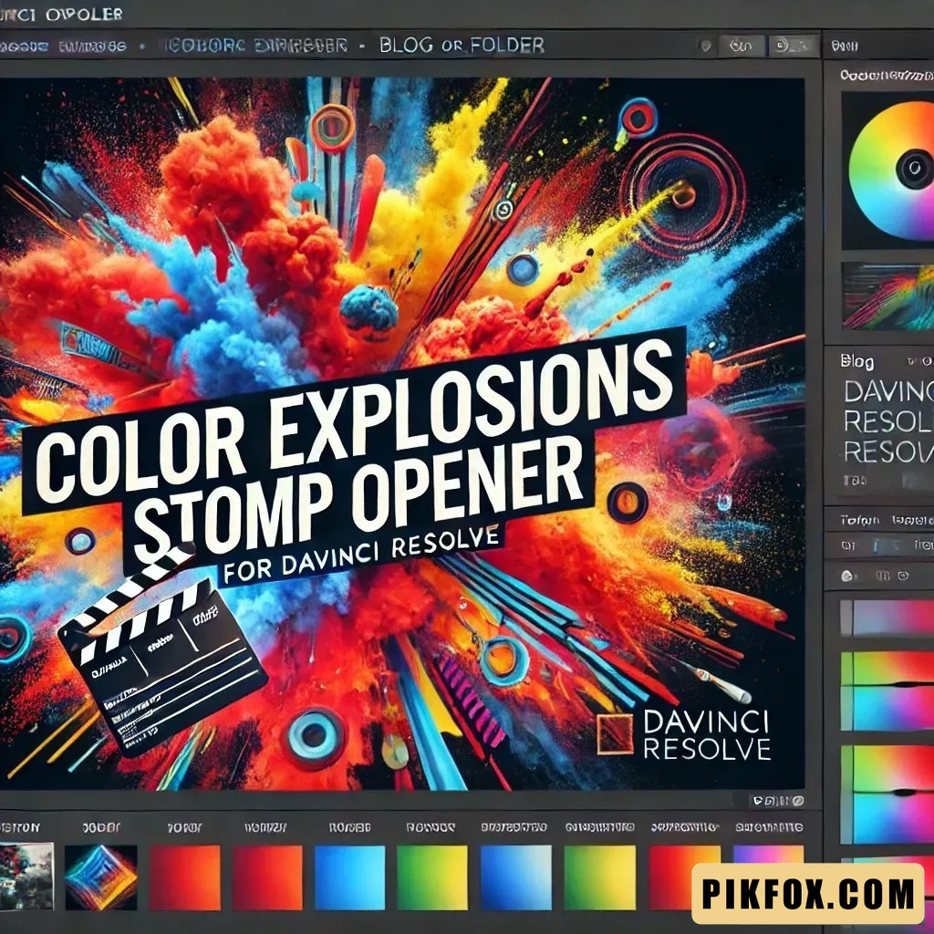 Color Explosions Stomp Opener