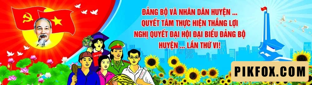 File Pano tuyên truyền đại hội Đảng Bộ