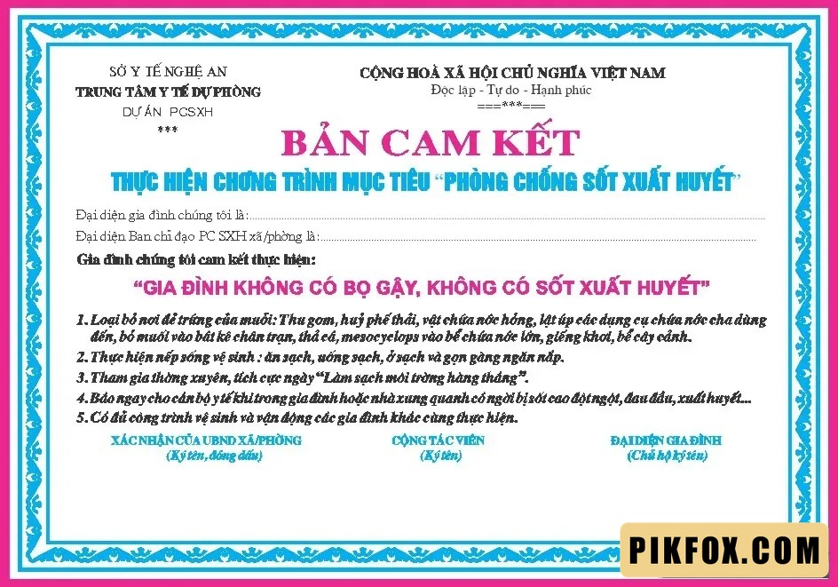 Giấy cam kết