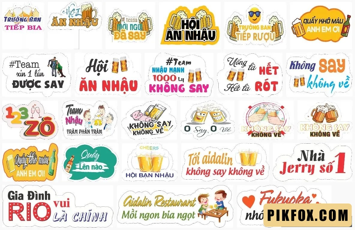 Hashtag cầm tay nhà hàng