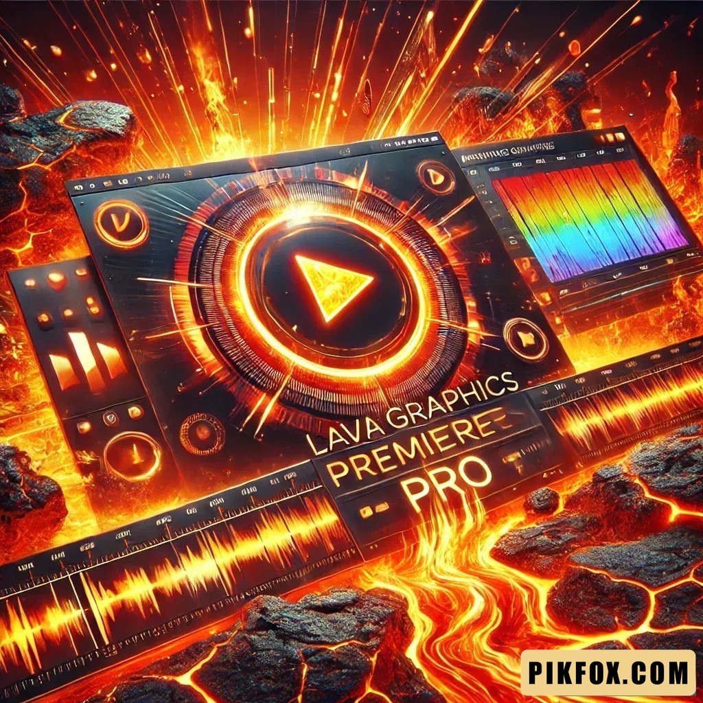 Lava graphics Premiere Pro