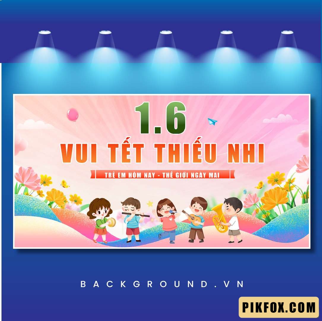 Phông Nền Quốc tế Thiếu nhi 1-6 Chất Lượng Cao (36)
