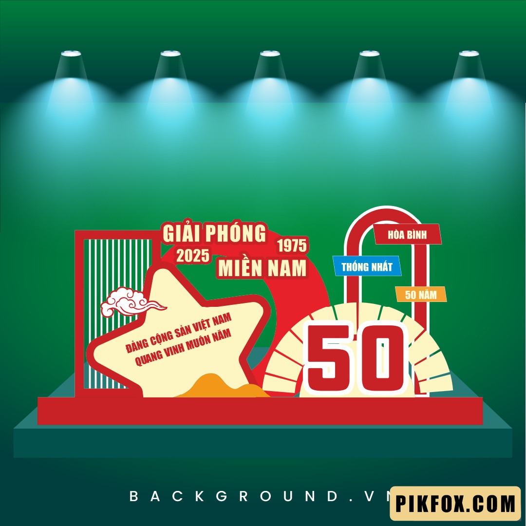 Mẫu backdrop đẹp trang trí ngày 30-4 (22)