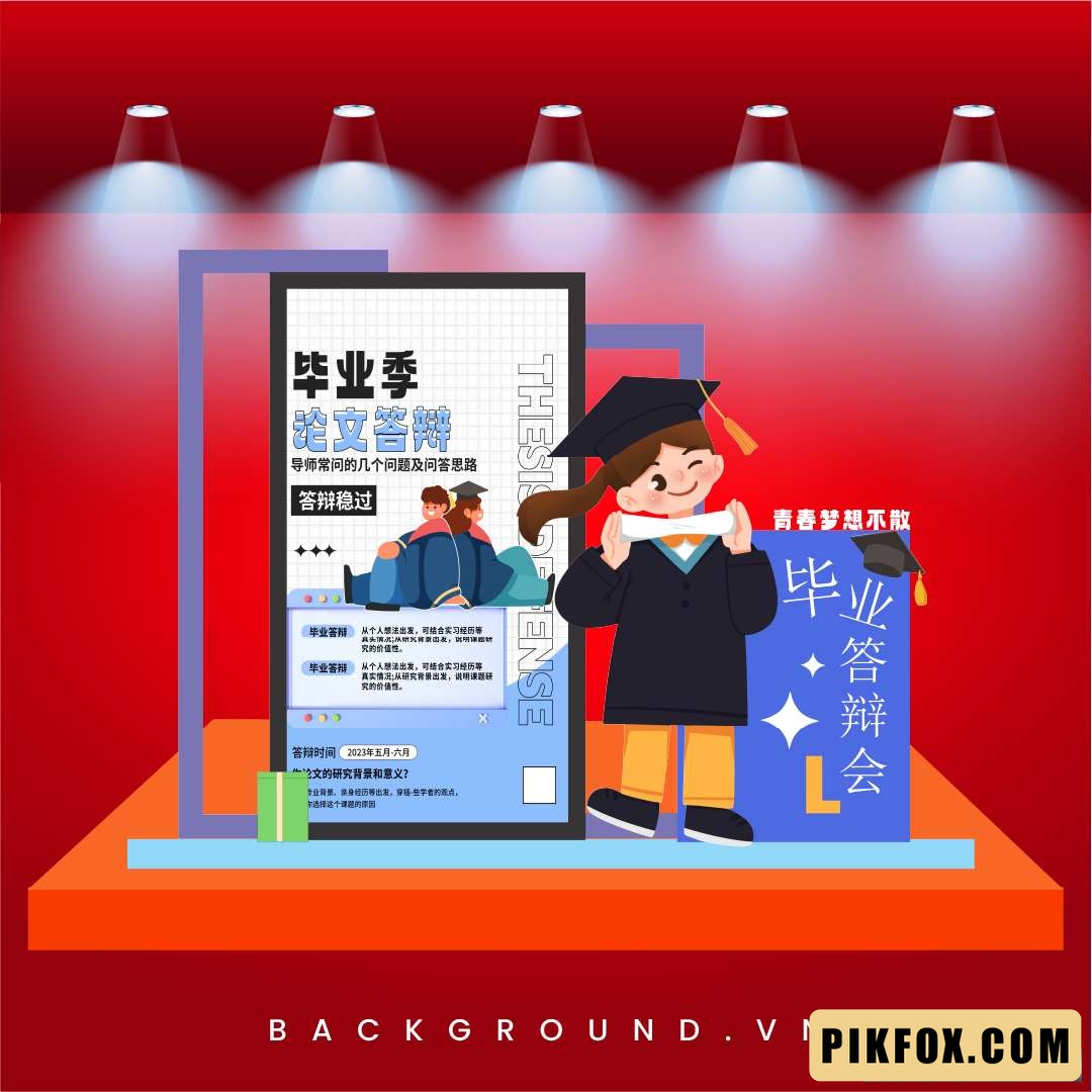 Mẫu Backdrop Lễ Ra Trường THCS Đầy Kỷ Niệm (12)