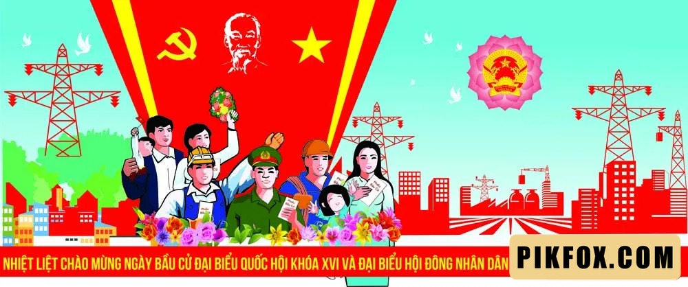 Mẫu pano bầu cử đại biểu quốc hội
