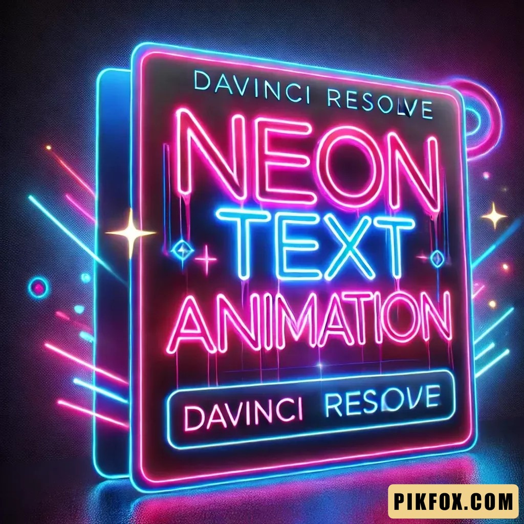 Neon Text Animation