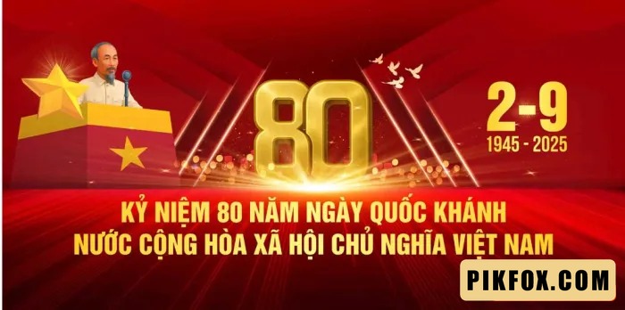 Pano kỷ niệm 80 năm ngày Quốc khánh 2-9