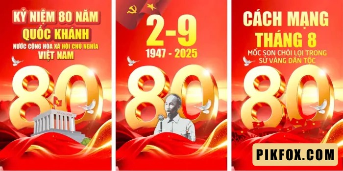 Pano kỷ niệm 80 năm Quốc khánh 2-9-2025