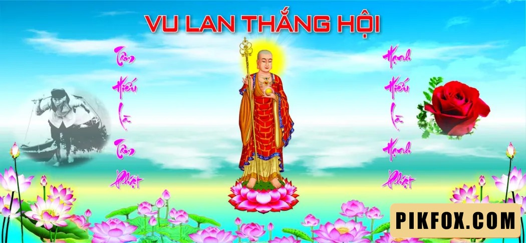 Phông nền - backdrop Lễ Vu Lan (17)