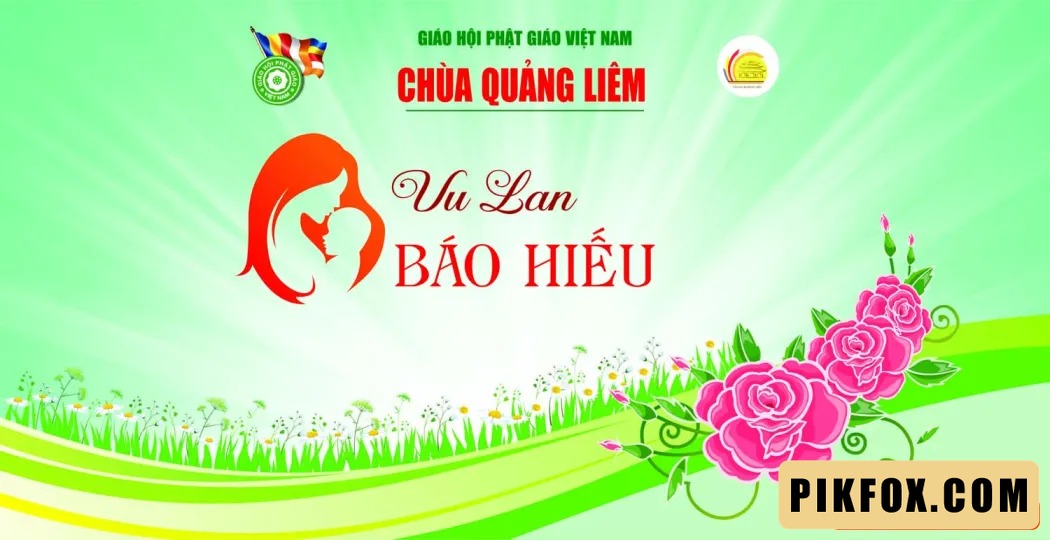 Phông nền - backdrop Lễ Vu Lan 2025 (2)