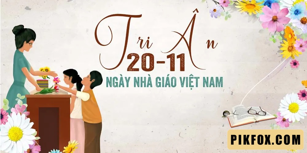 Phông nền background ngày Nhà Giáo Việt Nam 20-11 (2)
