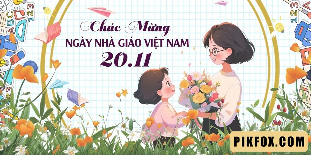 Phông nền background ngày Nhà Giáo Việt Nam 20-11 (8)