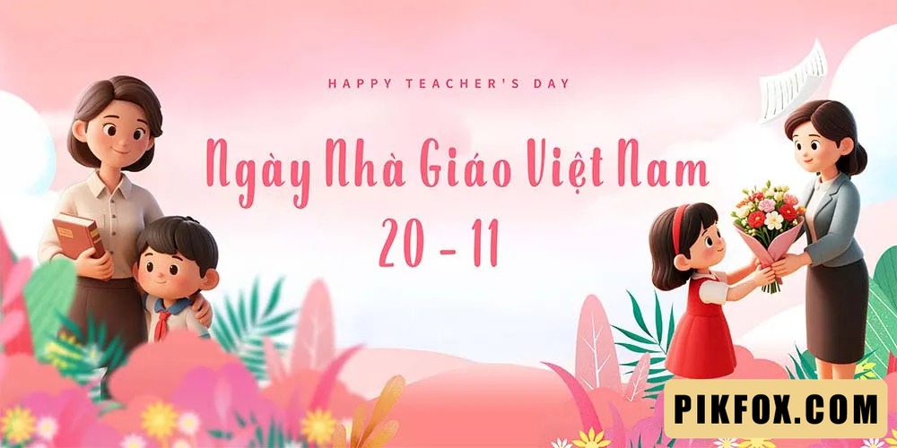 Phông Nền Background Ngày Nhà Giáo Việt Nam (77)