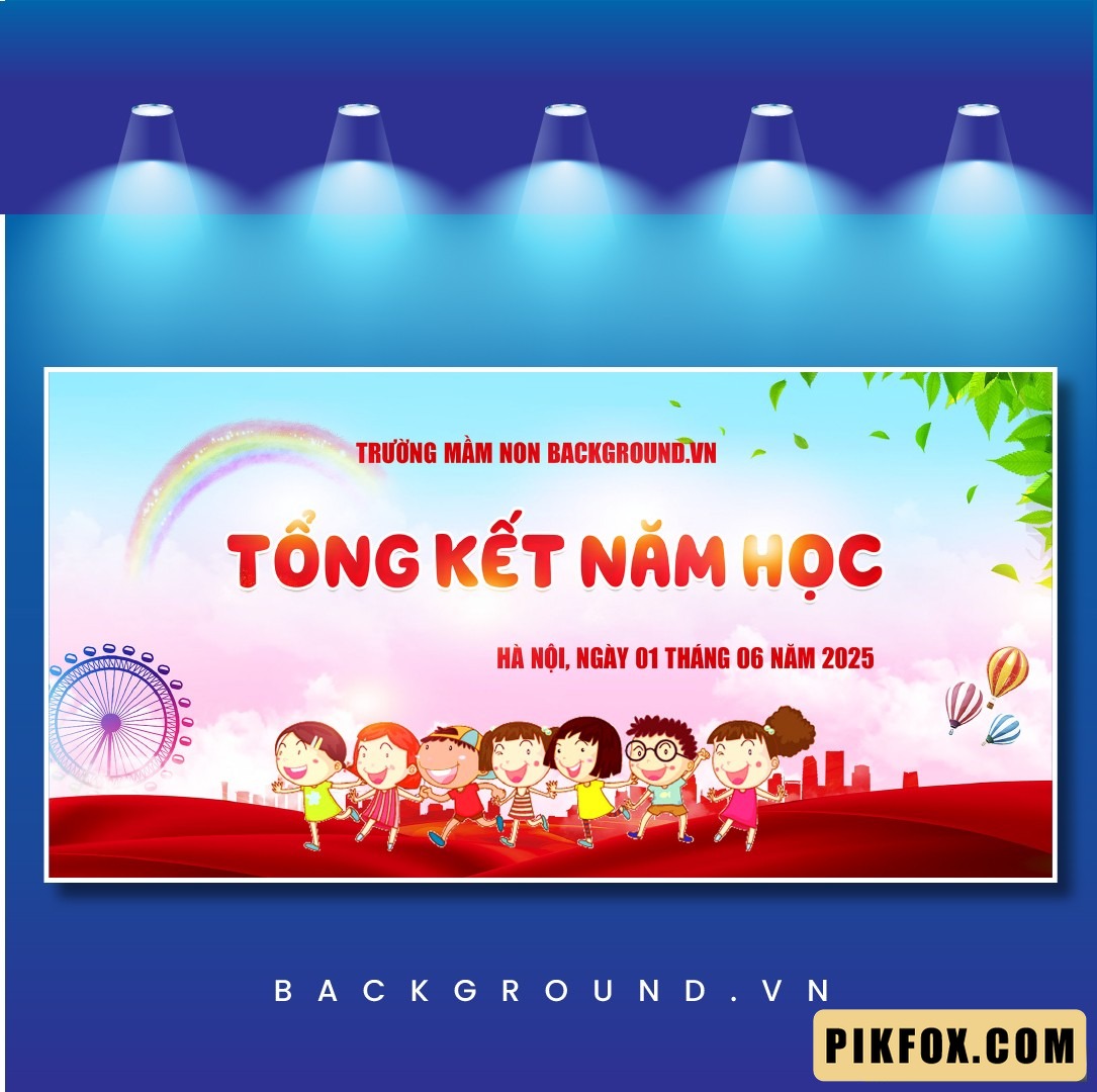 Phông nền bế giảng mầm non 2025 (6)