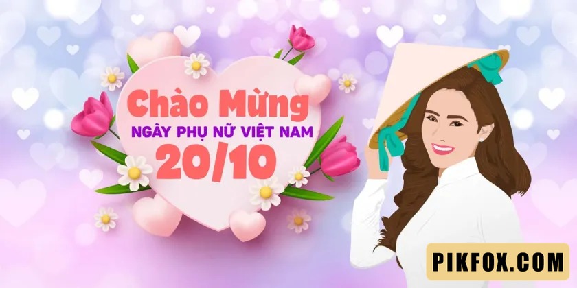 Phông Nền Ngày Phụ Nữ Việt Nam 20-10 (2)