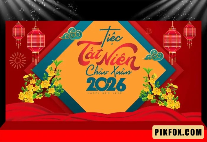 Phong Nen Tiec Cuoi Nam - Gala Dinner - Year End Party 2026 (11)