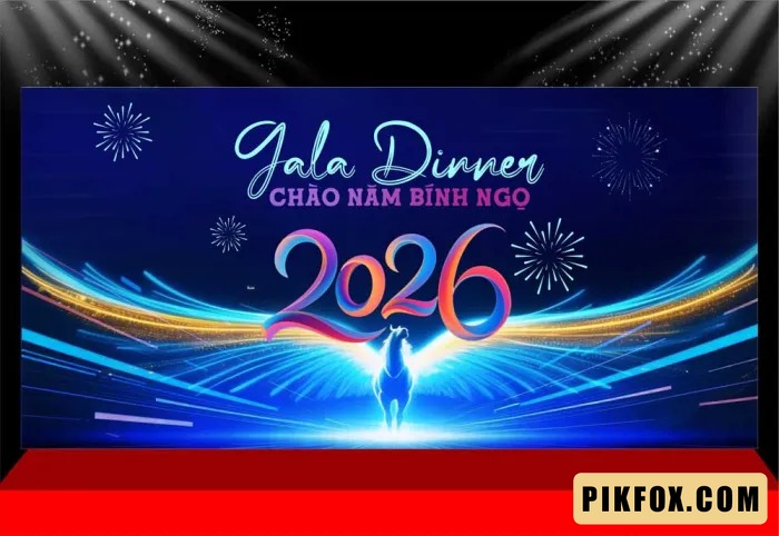 Phong Nen Tiec Cuoi Nam - Gala Dinner - Year End Party 2026 (2)