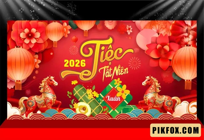 Phong Nen Tiec Cuoi Nam - Gala Dinner - Year End Party 2026 (7)