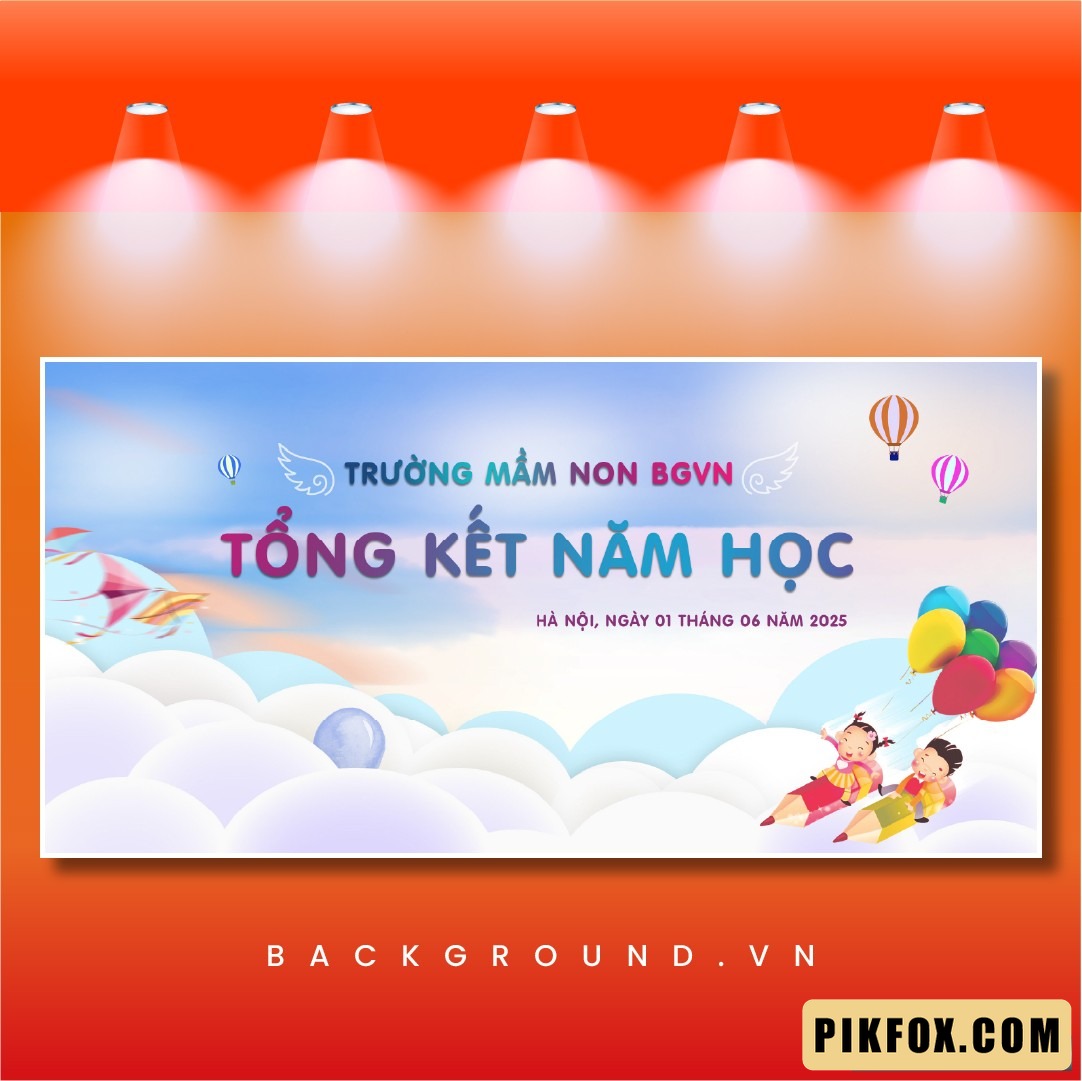 Phông nền tổng kết năm học (3)