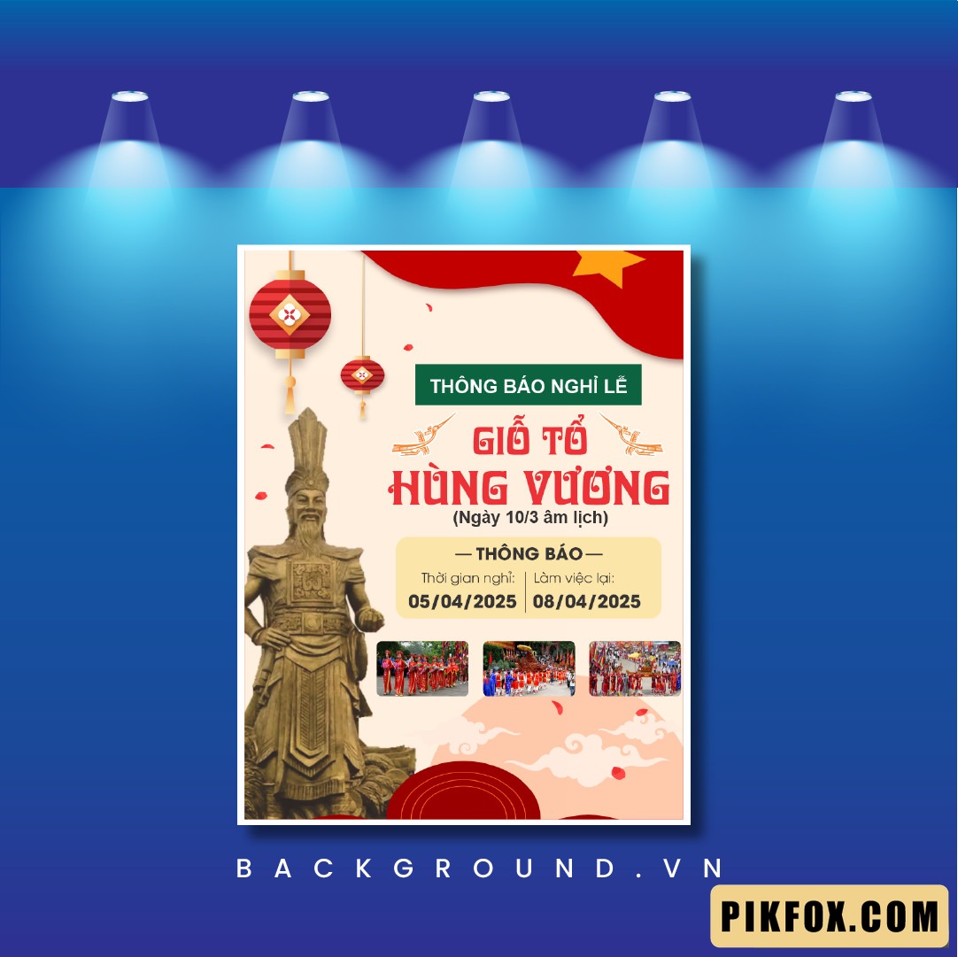 Poster Lịch nghỉ 10-3 Giỗ Tổ Hùng Vương (35)