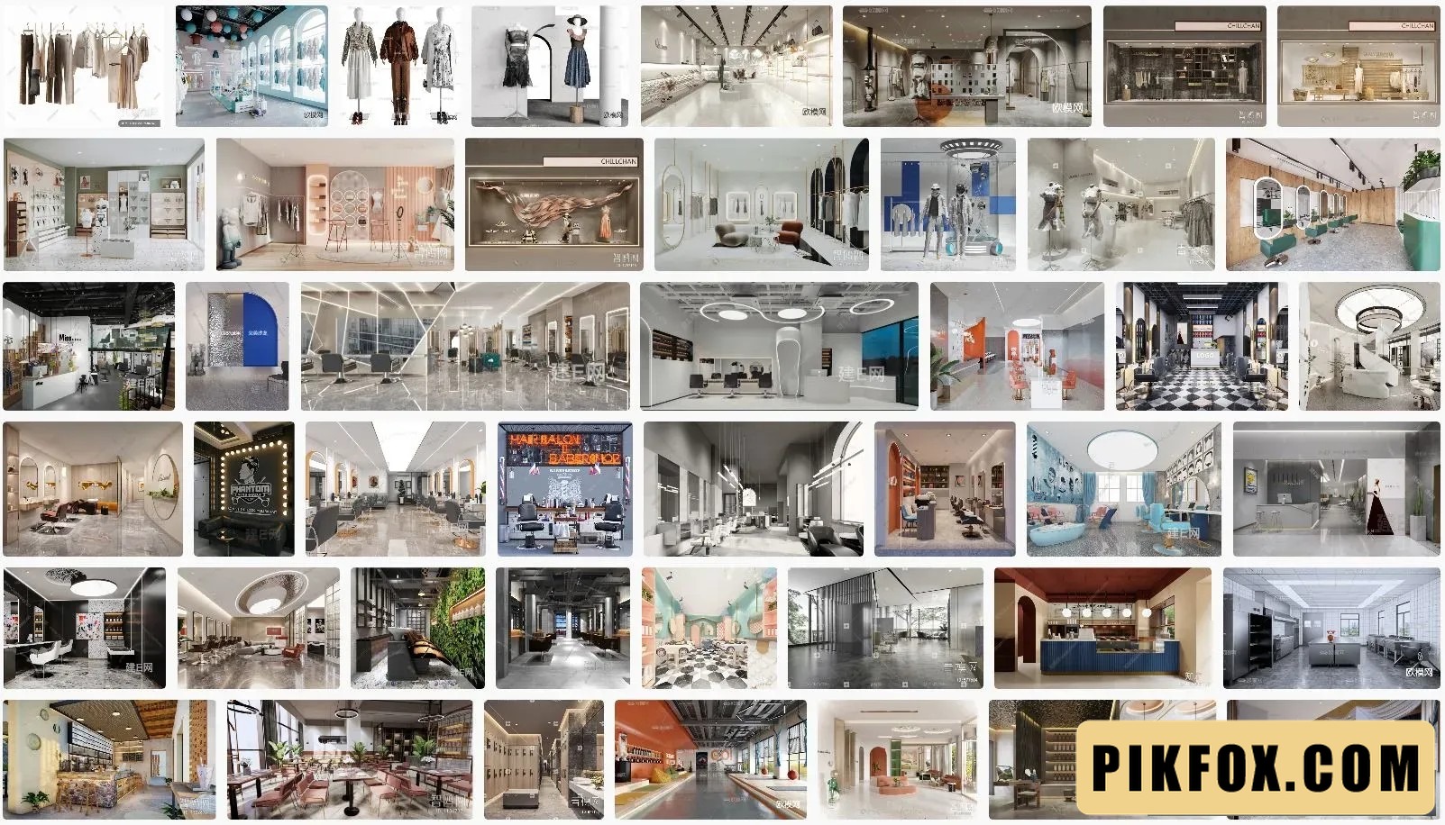 Thư viện Shop - Nhà Hàng - Cafe SketchUp