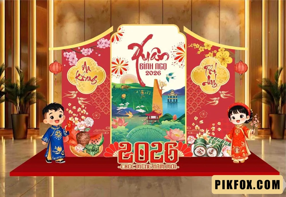 Tiểu cảnh Tết 2026 (21)