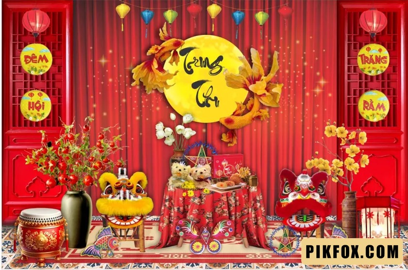 Tiểu cảnh tết trung thu 2025 (3)