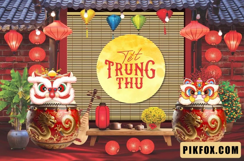 Tiểu cảnh tết trung thu 2025 (7)